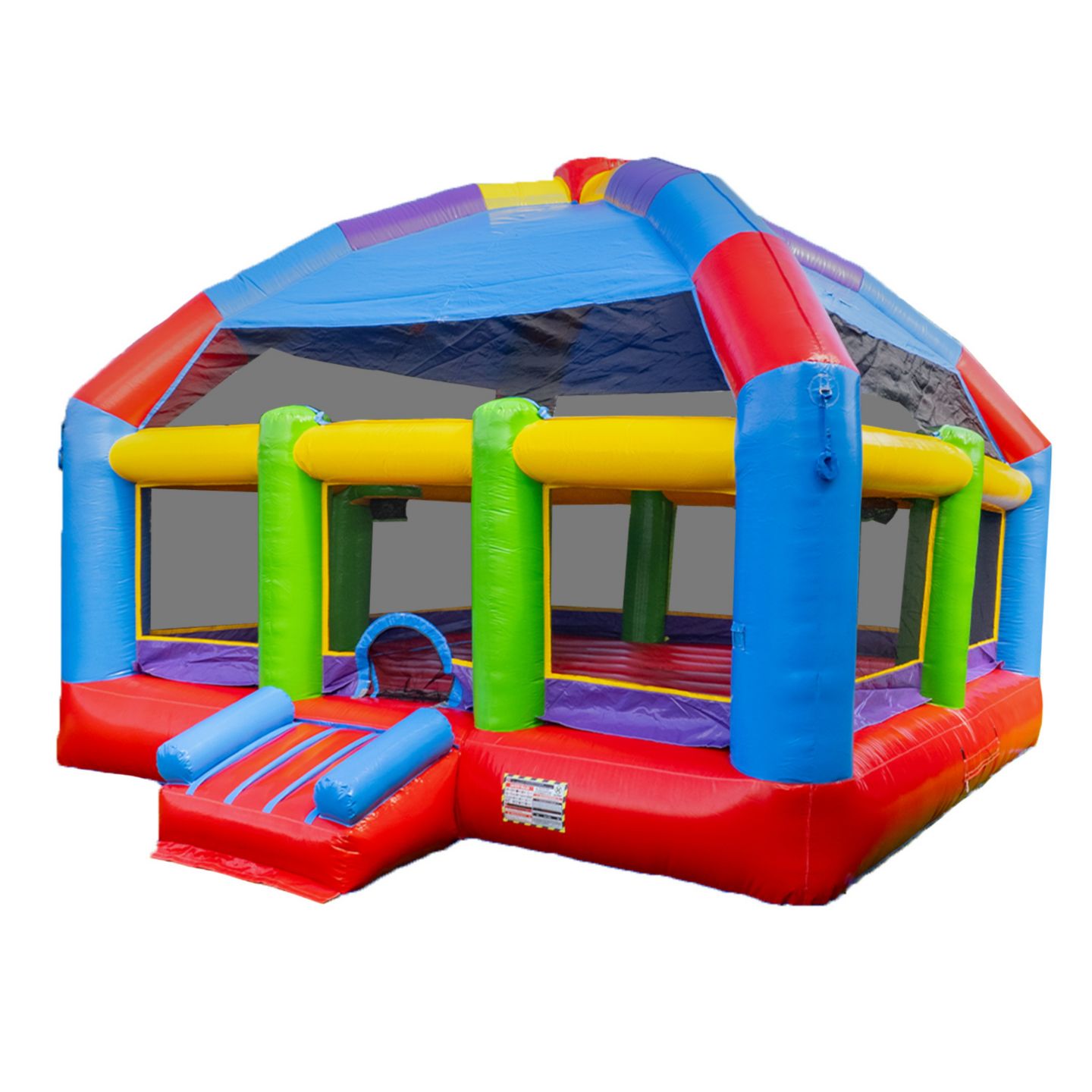Детские игрушки Xjump Grand Party Dome 20' x 20' Commercial Grade Bounce House, Moonwalk Bouncer Jumper for Kids and Adults, Indoor Outdoor, PVC Vinyl, Birthday Party Rental, Basketball Hoop (Blower Included) — фото 1