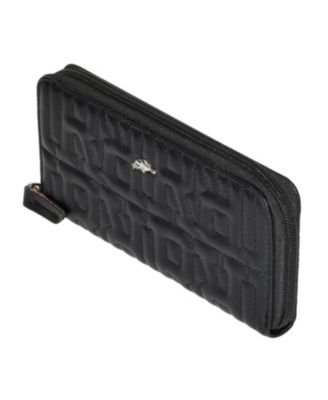 Тонкий круглый кошелек на молнии