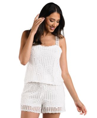 Женская майка для плавания Waverly, вязанная крючком, La Blanca