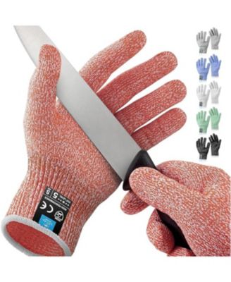 Cut Resistant Gloves Food Grade Level 5 Protection - Comfortable Safety Cut Resistant Work Gloves