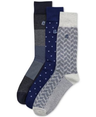 Perry Ellis Portfolio Мужские носки Perry Ellis Portfolio 3 шт Носки-лодочки с рисунком в ассортименте 3190₽