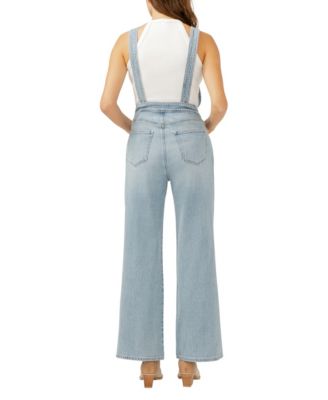 Women's Wide Leg Overall Jeans