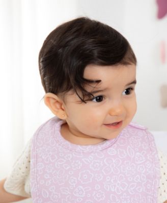 Baby Girls 2-Pack Mushroom House Collection Bib