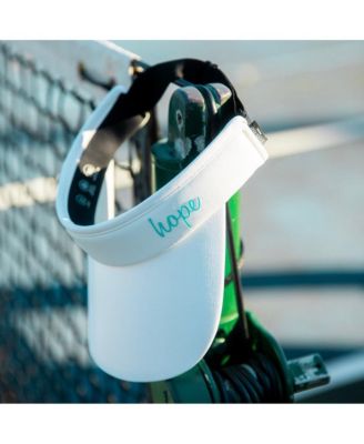 Women's Adjustable Band Sport Visor - White