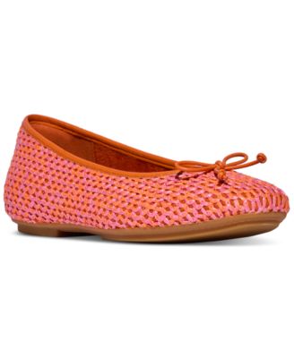 FitFlop - Women's Delicato Bow Woven Ballet Flats