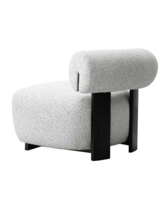 Bartow Modern Woven Fabric Upholstered Accent Chair