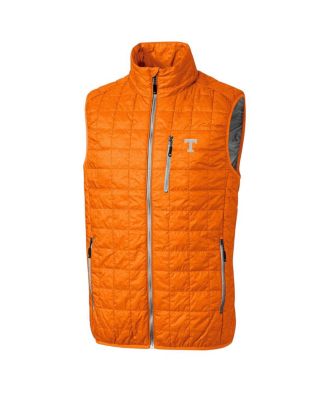 Мужской жилет Tennessee Orange Tennessee Volunteers Rainier на полной молнии от Cutter & Buck для мужчин
