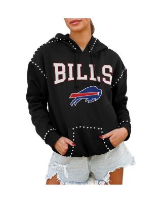 Женская черная толстовка-пуловер Buffalo Bills от Gameday Couture с заклепками, выполненная в стиле Баффало Биллс