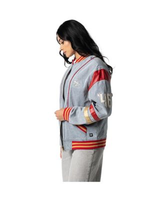 Men's and Women's Francisco 49ers-Denim Jacket