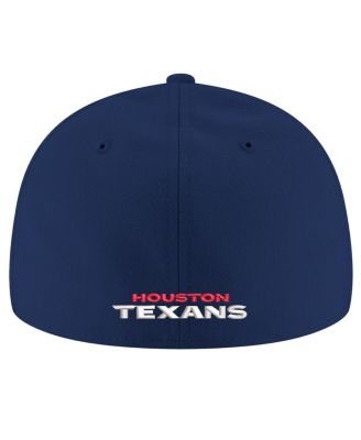 Men's Navy Houston Texans Omaha Low Profile 59FIFTY Fitted Hat