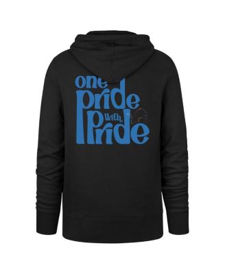 Мужской черный пуловер с капюшоном Detroit Lions Pride Headline от бренда '47