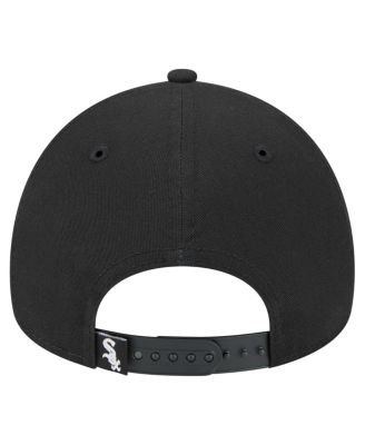 Мужская черная кепка Chicago White Sox New Era с регулируемой оправой А-образной формы 940.