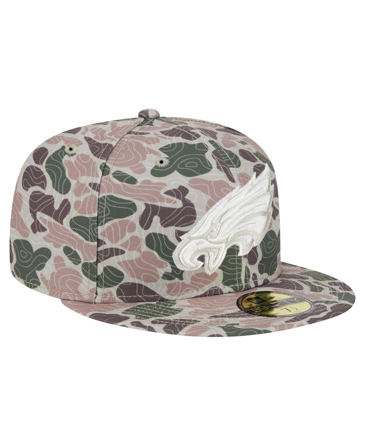 Shop New Era Men's Philadelphia Eagles Geo Camo 59fifty Fitted Hat