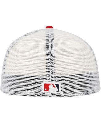 Мужская красная кепка Cincinnati Reds командного цвета New Era 59, облегающая фигуру дальнобойщика