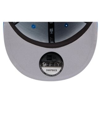 Мужская кепка-бейсболка New Era синего цвета Milwaukee Bucks 2024/25 City Edition 9FIFTY Snapback