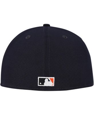 Мужская темно-синяя шляпа Detroit Tigers Duo с логотипом New Era 2.0 59 размера 