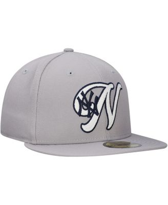Men's Gray New York Yankees Duo Logo 2.0 59FIFTY Fitted Hat