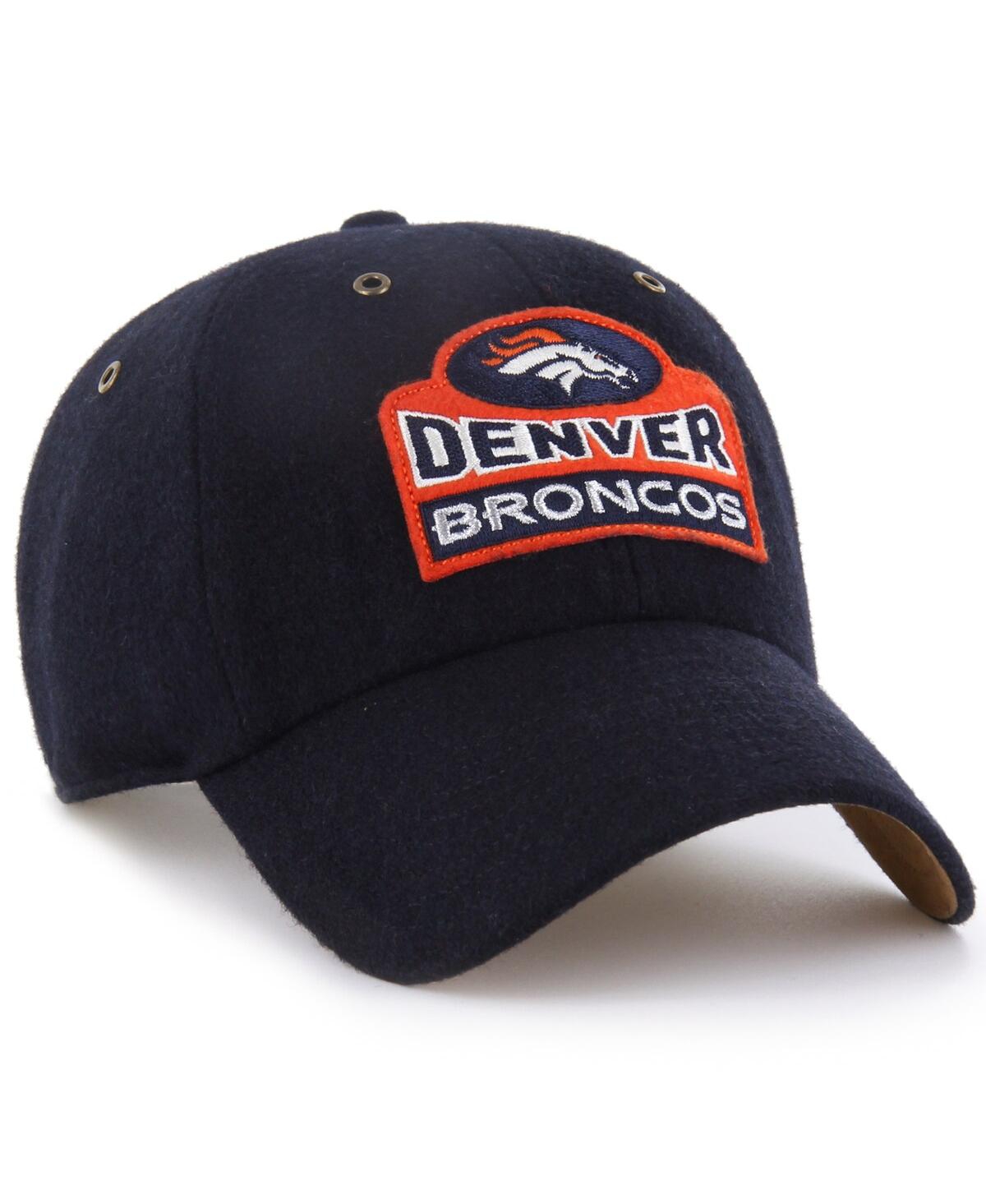 STONEY CLOVER LANE MEN'S AND WOMEN'S NAVY DENVER BRONCOS FIELD GOAL CLEAN UP ADJUSTABLE HAT 