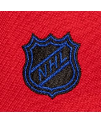 Мужская красная бейсболка Mitchell & Ness New York Rangers Soul Triple Up Snapback