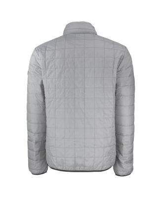 Мужская серая пуховая куртка Buffalo Bills Big Tall Rainier PrimaLoft Eco с утеплением на молнии от Cutter & Buck