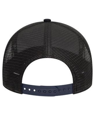 Мужская темно-синяя кепка дальнобойщика New Era Tottenham Hotspur 9FORTY с регулируемой оправой А-образной формы