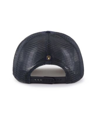 Мужская брендовая темно-синяя шляпа Milwaukee Brewers Promenade Hitch с регулируемой посадкой от бренда '47