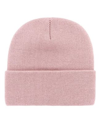 Женская брендовая розовая вязаная шапка Michigan State Spartans Haymaker с манжетами '47