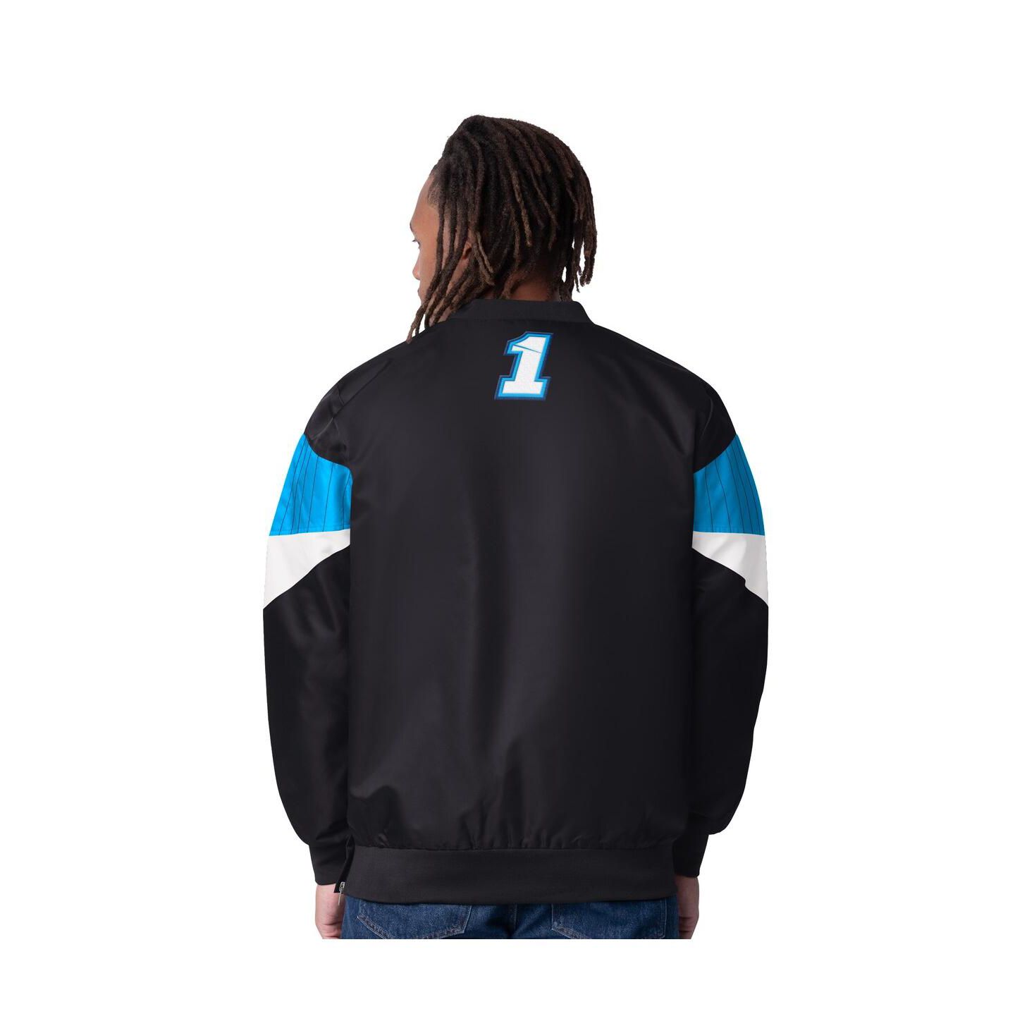 Мужская куртка Starter Black Ross Chastain Busch Light Striker I V-Neck Pullover — фото 2