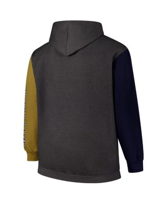 Мужская толстовка-пуловер с капюшоном и контрастными рукавами Fanatics от Notre Dame Fighting Irish