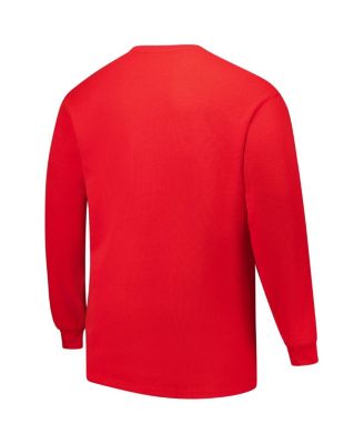 Мужская красная футболка Fanatics Kansas City Chiefs Big Tall Thermal с длинным рукавом от Fanatics