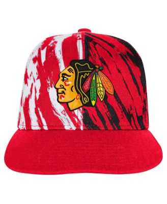 Big Boys and Girls Red Chicago Blackhawks Propel Flat Brim Snapback Hat