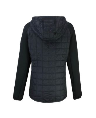 Женская черная гибридная куртка Baltimore Ravens Rainier PrimaLoft Eco на молнии Cutter & Buck