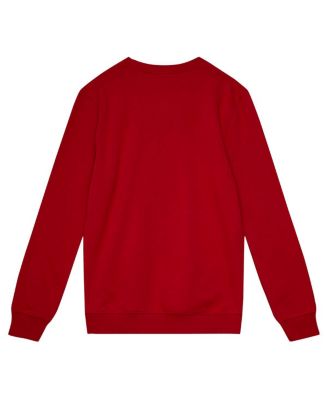 Мужская красная толстовка-пуловер из флиса Kansas City Chiefs Basic от Mitchell & Ness, красный