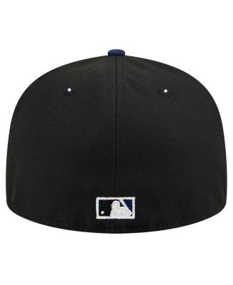 Мужская черная приталенная шляпа New Era от Chicago Cubs Shadow Stitch 59 размера 