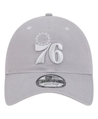 Men's Gray Philadelphia 76ers Tonal 9TWENTY Adjustable Hat