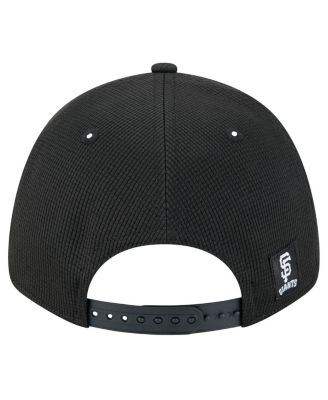Мужская черная шляпа New Era с регулируемой посадкой San Francisco Giants Pivot 940