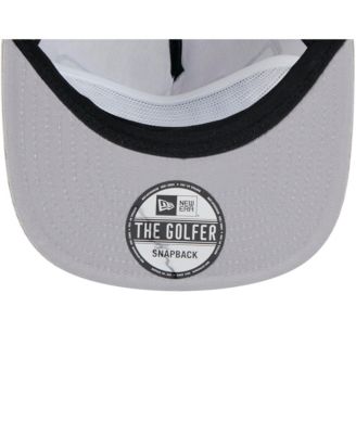 Мужская серая вельветовая кепка-снэпбэк для гольфа Milwaukee Bucks Throwback от New Era