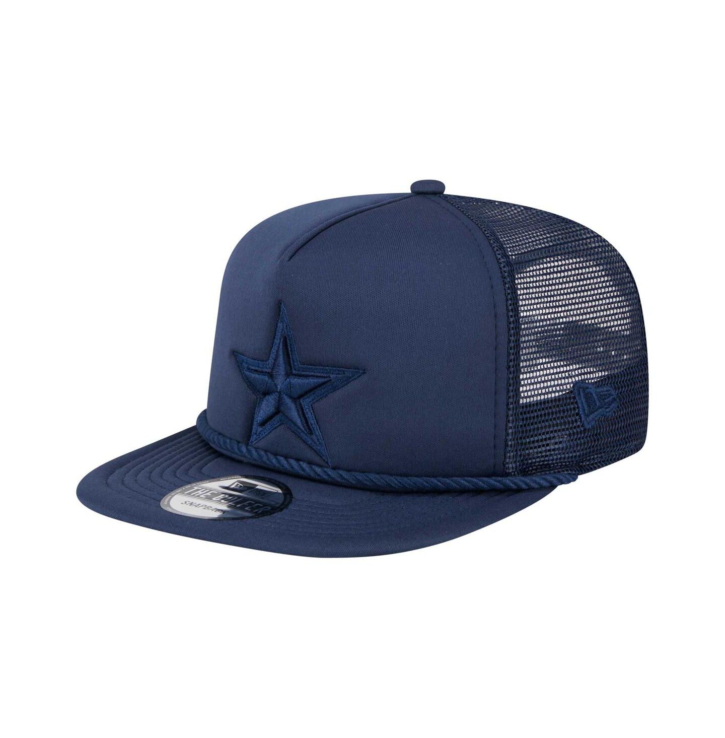 Мужская кепка New Era Navy Dallas Cowboys Active Tone Golfer Snapback Hat — фото 1