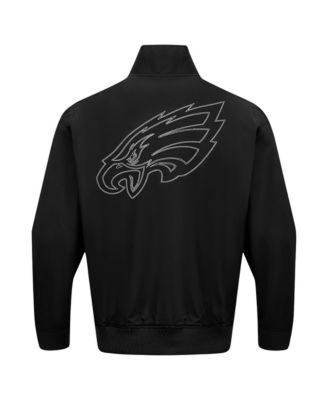 Мужская черная куртка Philadelphia Eagles Paint The City из саржи на молнии от Pro Standard