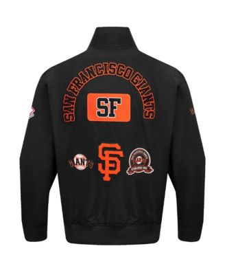 Мужская черная саржевая куртка на молнии Pro Standard с кодом города San Francisco Giants