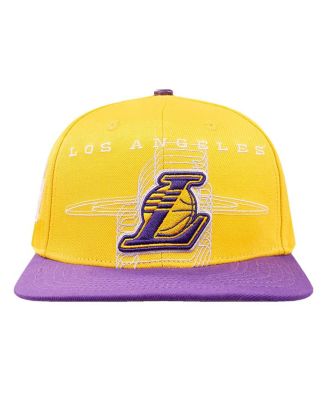 Men's Gold/Purple Los Angeles Lakers Logo Morph Snapback Hat