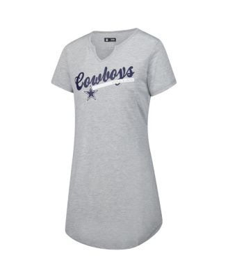 Женская серая трикотажная ночная рубашка Dallas Cowboys Petition от Concepts Sport для женщин