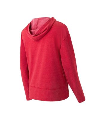 Женская футболка Concepts Sport с капюшоном и длинными рукавами Scarlet Ohio State Buckeyes Volley от Concepts Sport