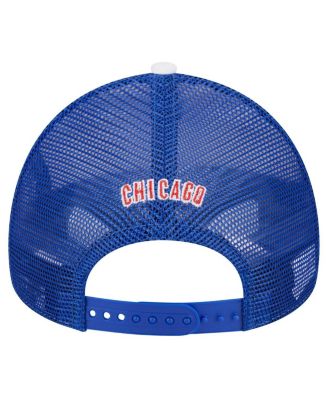 Новые люди эпохи Белый/Королевский Чикаго Кабс Весна круговой тренировки пены-рамка 9FORTY дальнобойщика регулируемая шапка