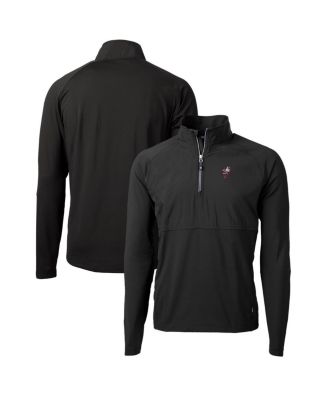 Cutter & Buck - Men's Black Ohio State Buckeyes Adapt Knit Hybrid Full-Zip Logo Jacket