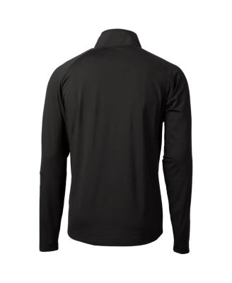 Мужская черная куртка с логотипом Cutter & Buck от Ohio State Buckeyes Adapt Knit Hybrid на молнии