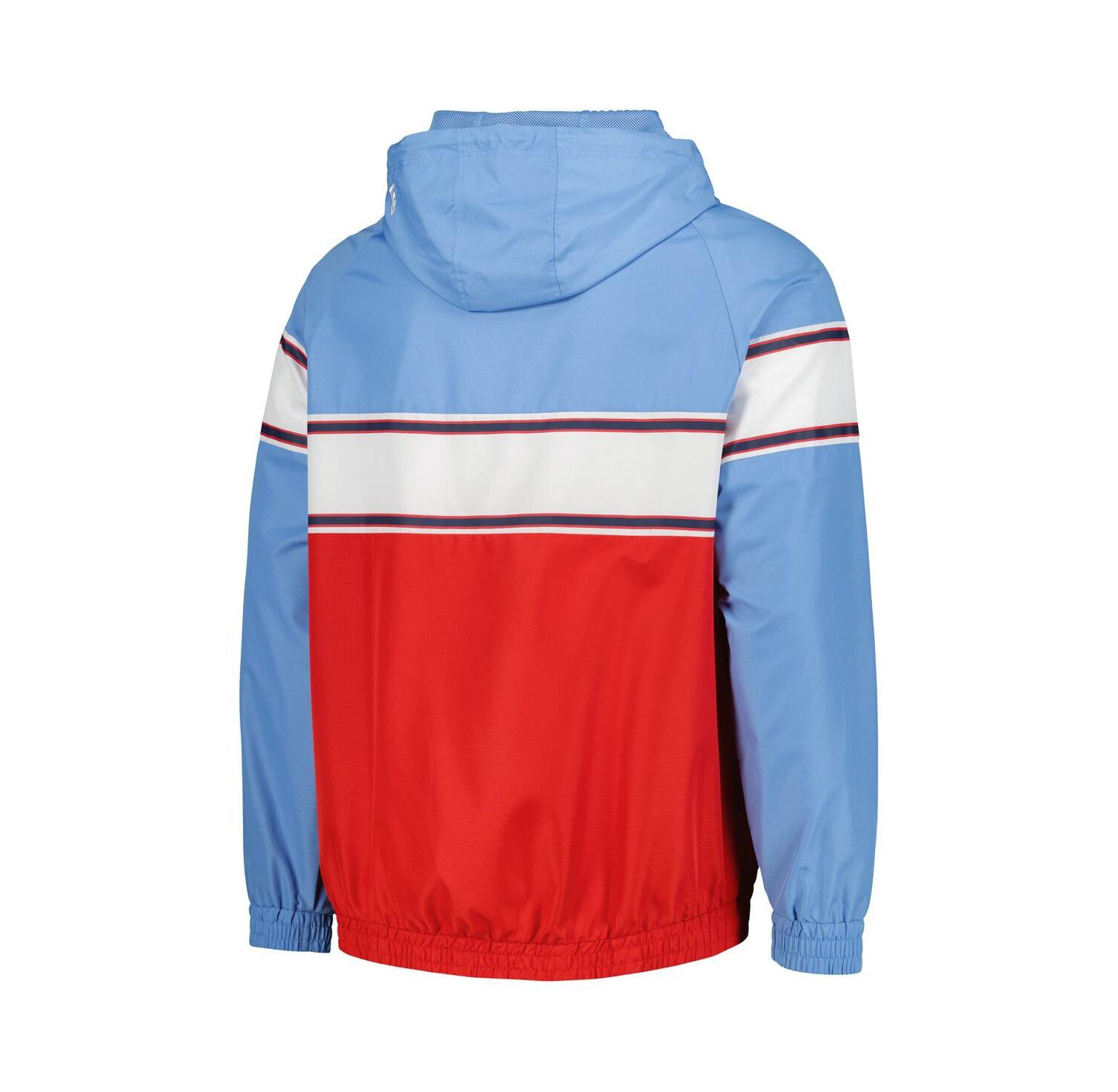 Men's Light Blue St. Louis Cardinals Ripstop Raglan Quarter-Zip Hoodie