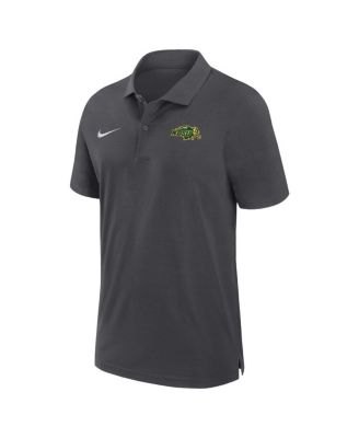 Спортивное поло Nike для мужчин Anthracite NDSU Bison 2024 Sideline Coachs Performance Polo