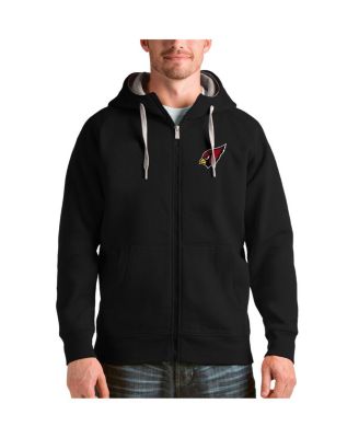 Antigua - Men's  Black Arizona Cardinals Victory Full-Zip Hoodie