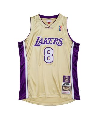 Mitchell & Ness - Men's  Kobe Bryant Gold Los Angeles Lakers Hall of Fame Class of 2020 #8 Authentic Jersey